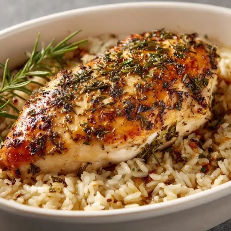 Oven-Baked Chicken and Rice Recipe