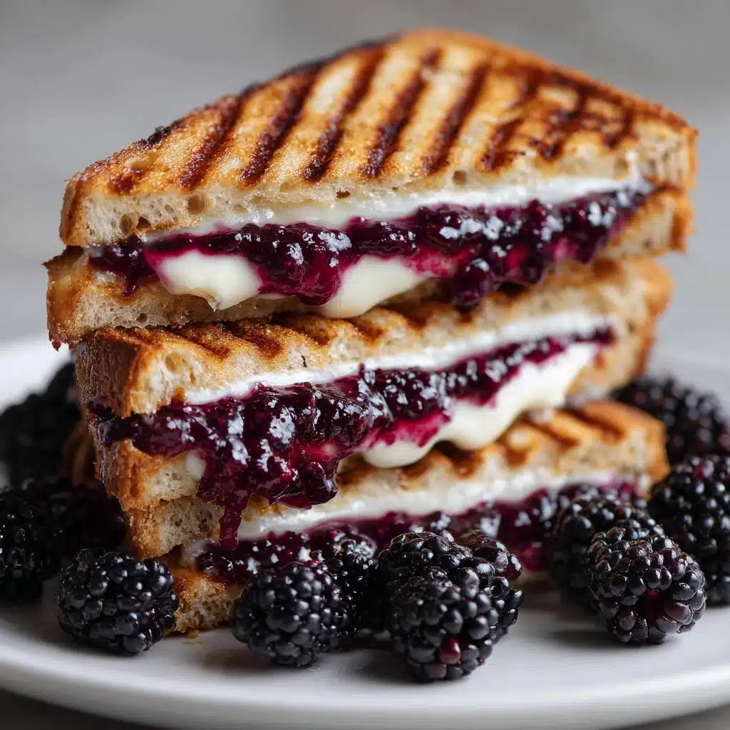 Balsamic Blackberry Bliss Grilled Cheese Recipe - Recipe Image