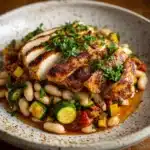 Healthy Spanish Chicken and Beans Recipe