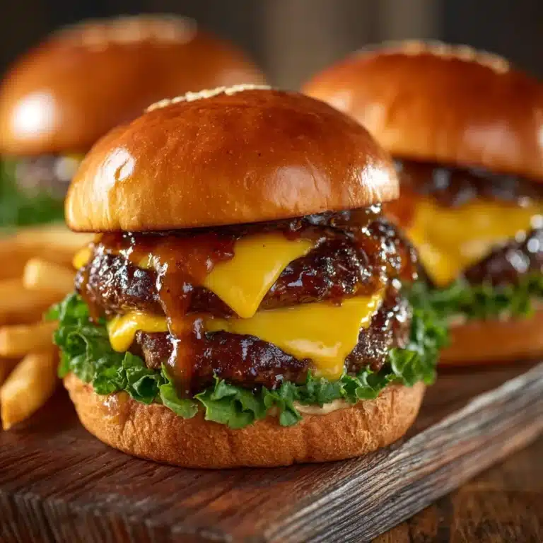 Teriyaki Parmesan Burgers Recipe