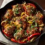Savory Italian Chicken with Peppers and Meat Recipe