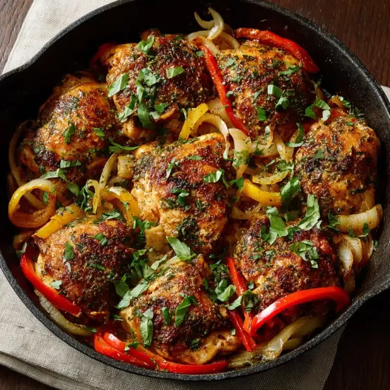 Savory Italian Chicken with Peppers and Meat Recipe