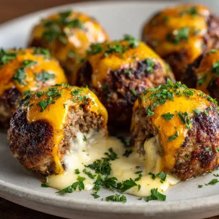 Cheese-Stuffed Meatballs Recipe