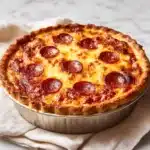 Pepperoni Pizza Quiche Recipe
