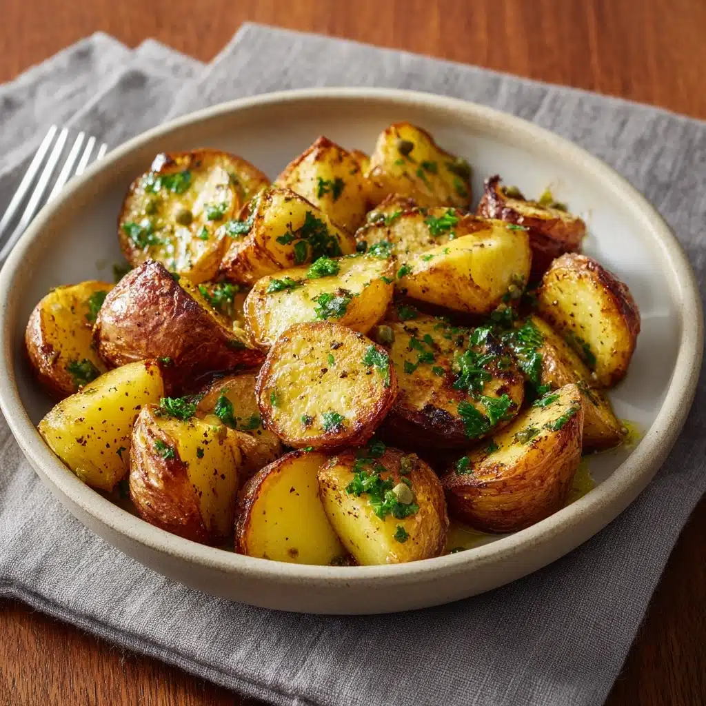Crispy Roasted Potatoes with Salted Lemon Recipe - Recipe Image