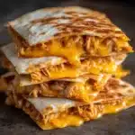 Cheesy Buffalo Ranch Chicken Quesadillas Recipe