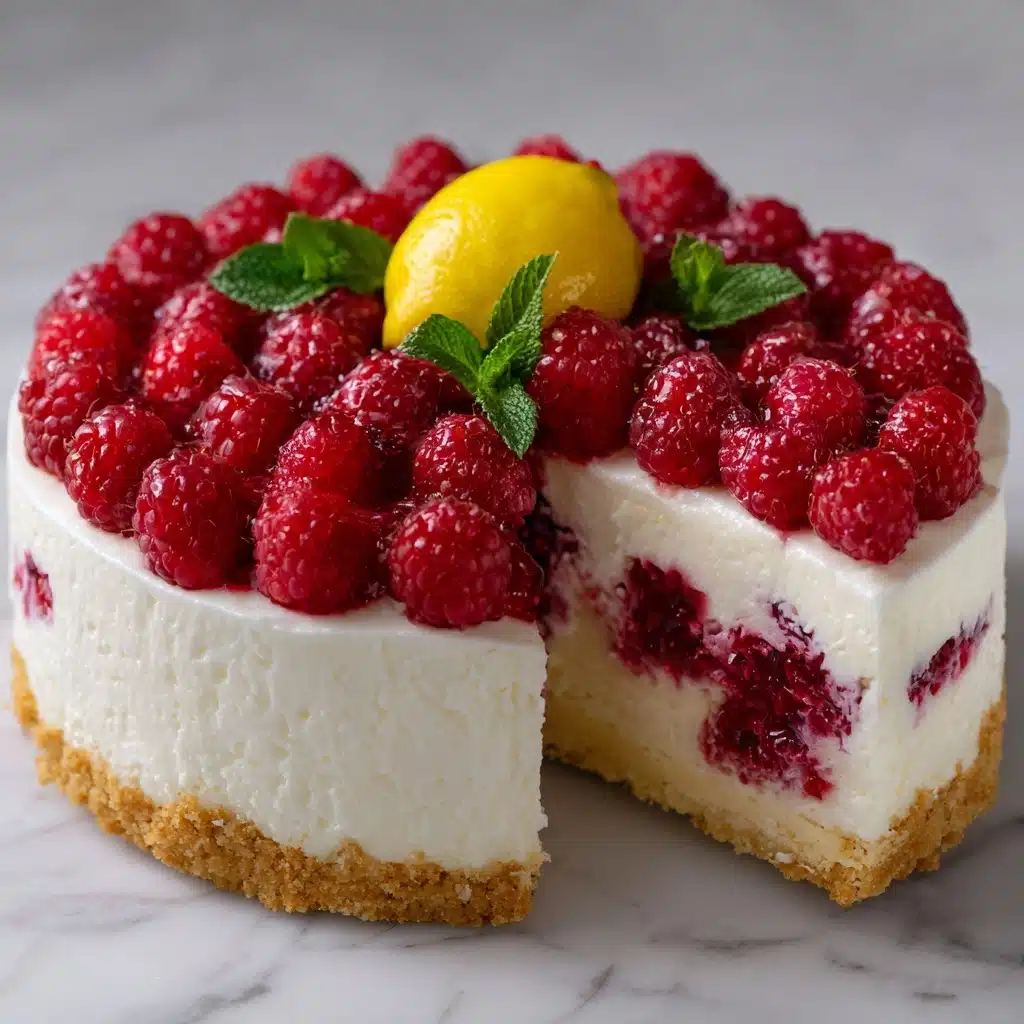 Raspberry Cake with Lemon Buttercream Recipe