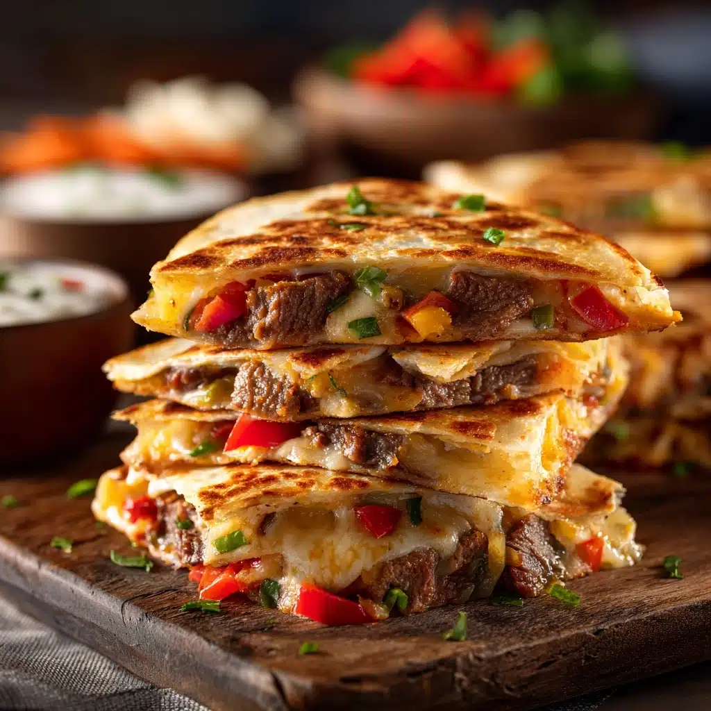 Philly Cheesesteak Quesadilla Recipe