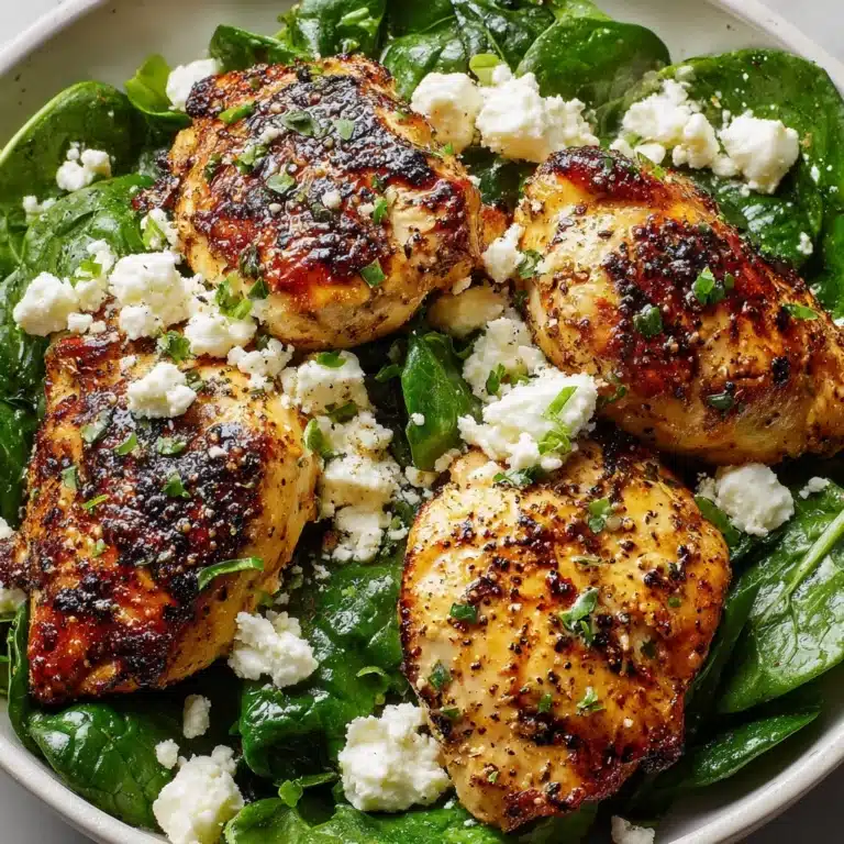 Easy Chicken Breast with Feta and Spinach Recipe