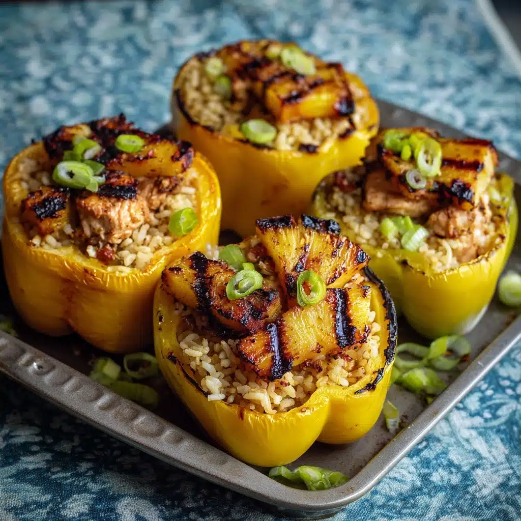 Teriyaki Pineapple Chicken & Rice Stuffed Peppers Recipe - Recipe Image