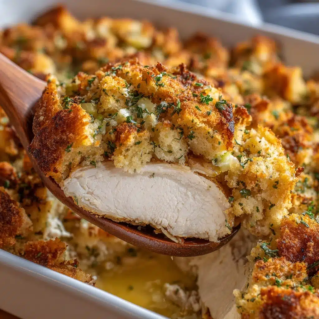 Easy Chicken Stuffing Bake Recipe