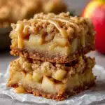 Maple Glazed Apple Blondies Recipe