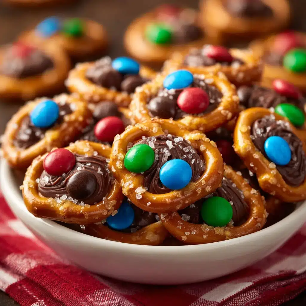 Rolo Pretzels with M&M Candies Recipe - Recipe Image