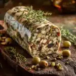 Mediterranean Olive Tapenade Cheese Log Recipe