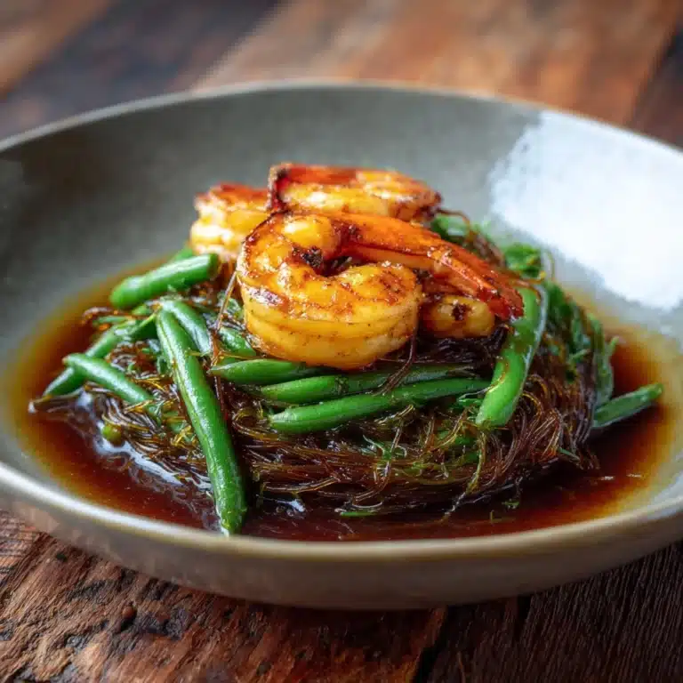 Spicy Shrimp with Stir-Fried Green Beans Recipe