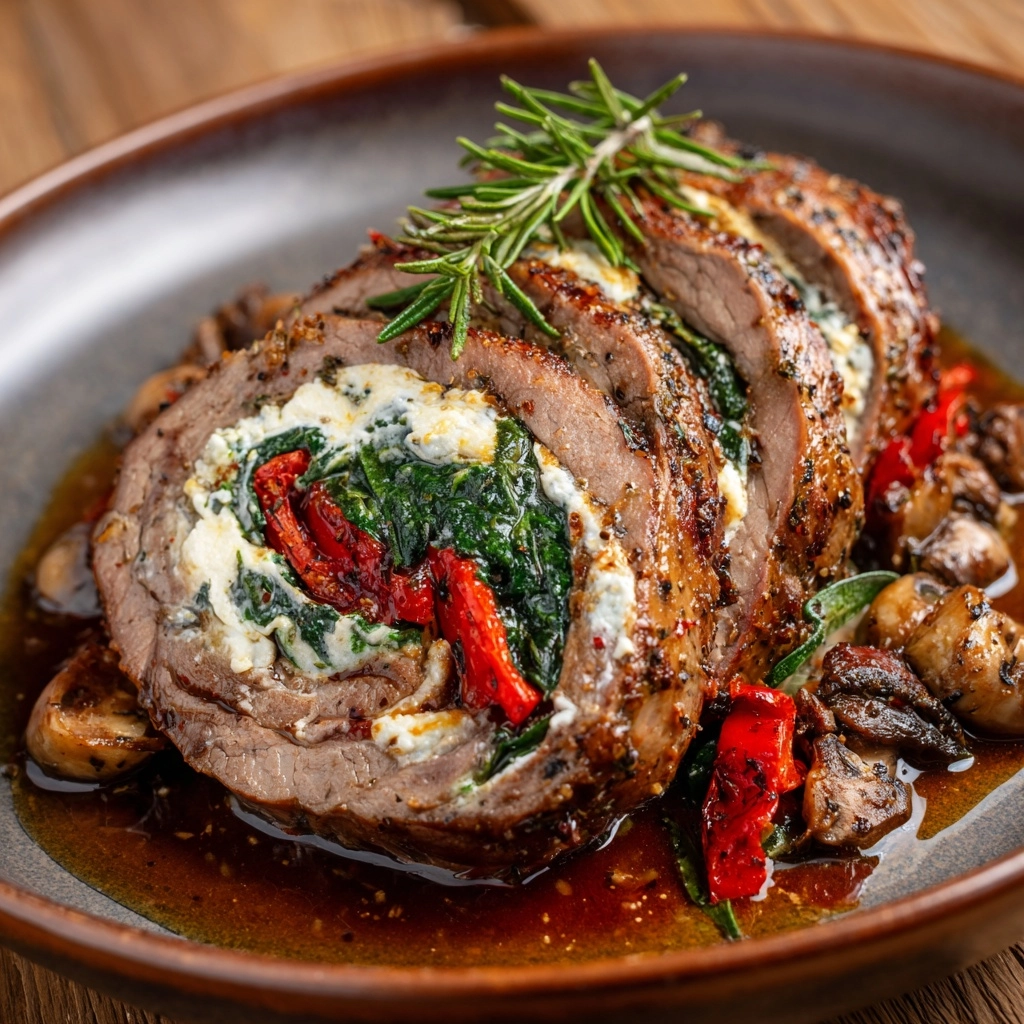 Italian Stuffed Flank Steak Recipe