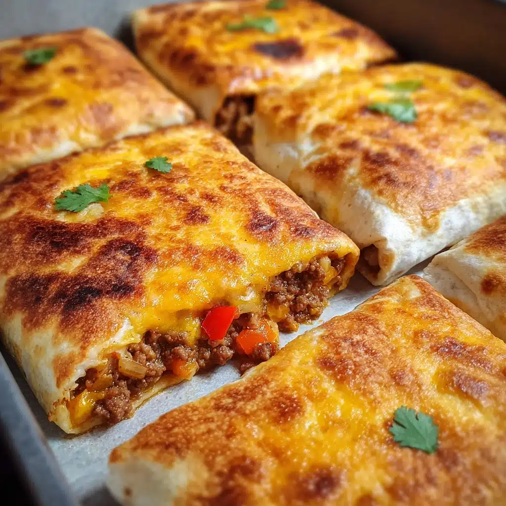 Loaded Cheesy Pocket Tacos Recipe
