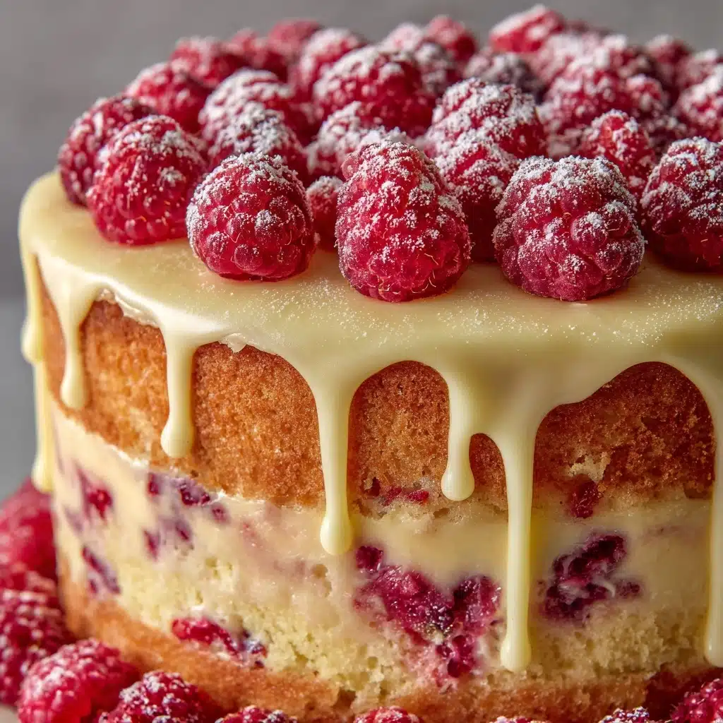 Raspberry Lemon Drizzle Cake Recipe