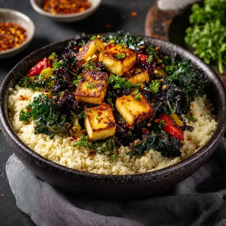 Harissa Tofu Salad Recipe