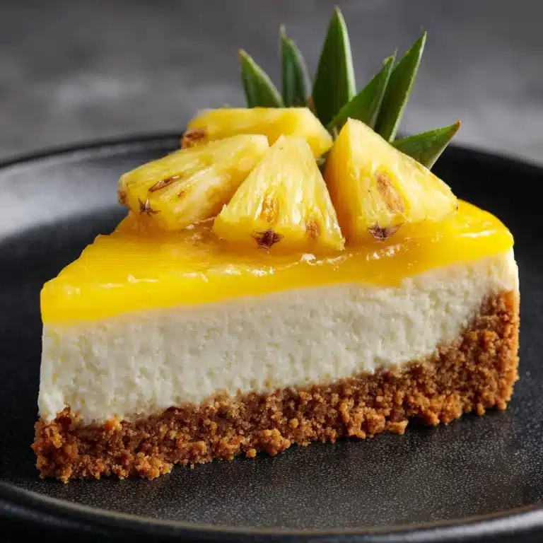 Cheesecake with Pineapple Mousse Recipe