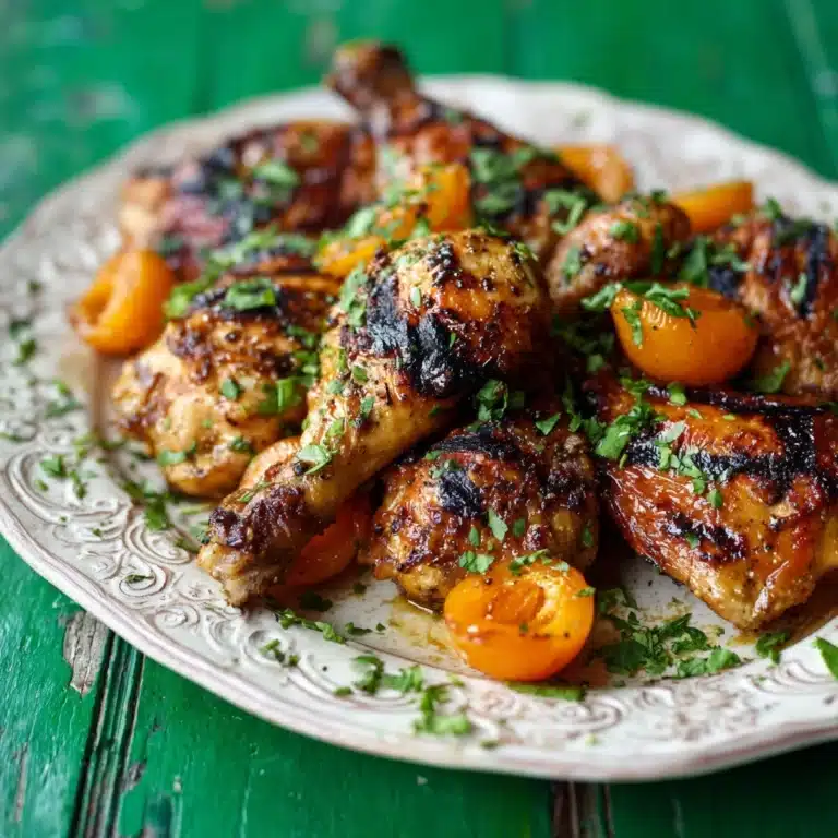 Moroccan Grilled Chicken With Apricots Recipe