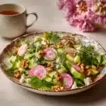 Herb and Radish Salad with Feta and Walnuts Recipe
