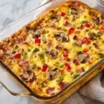 Cheesy Veggie Egg Bake Recipe