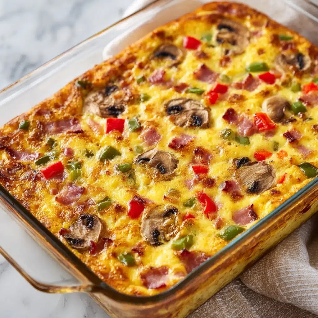 Cheesy Veggie Egg Bake Recipe