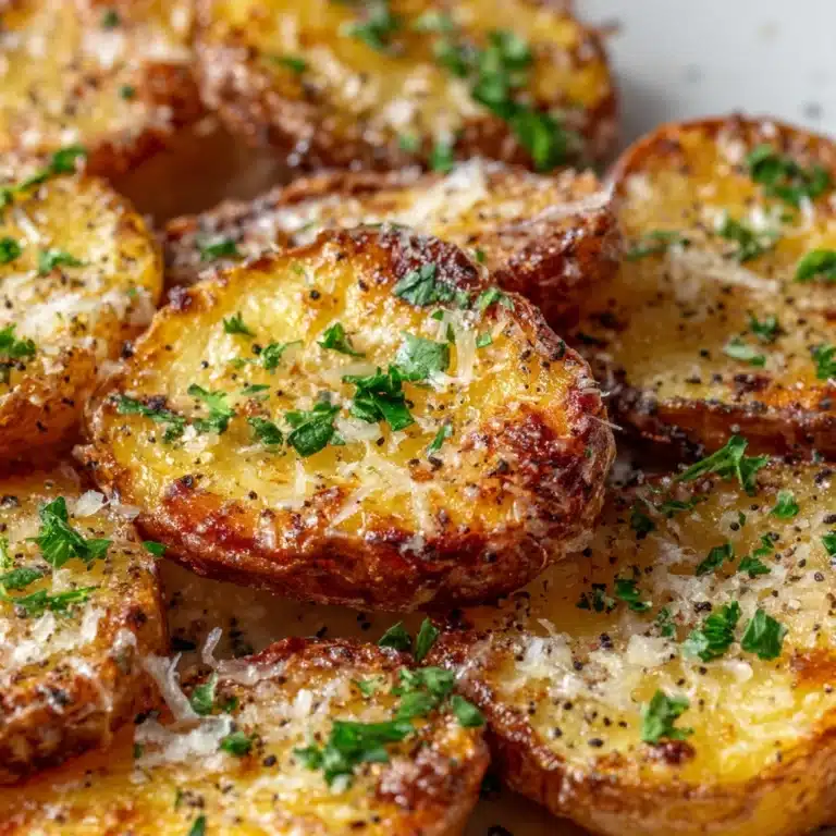 Mini Baked Parmesan Potato Rounds Recipe