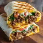 Grilled Cheeseburger Wraps Recipe