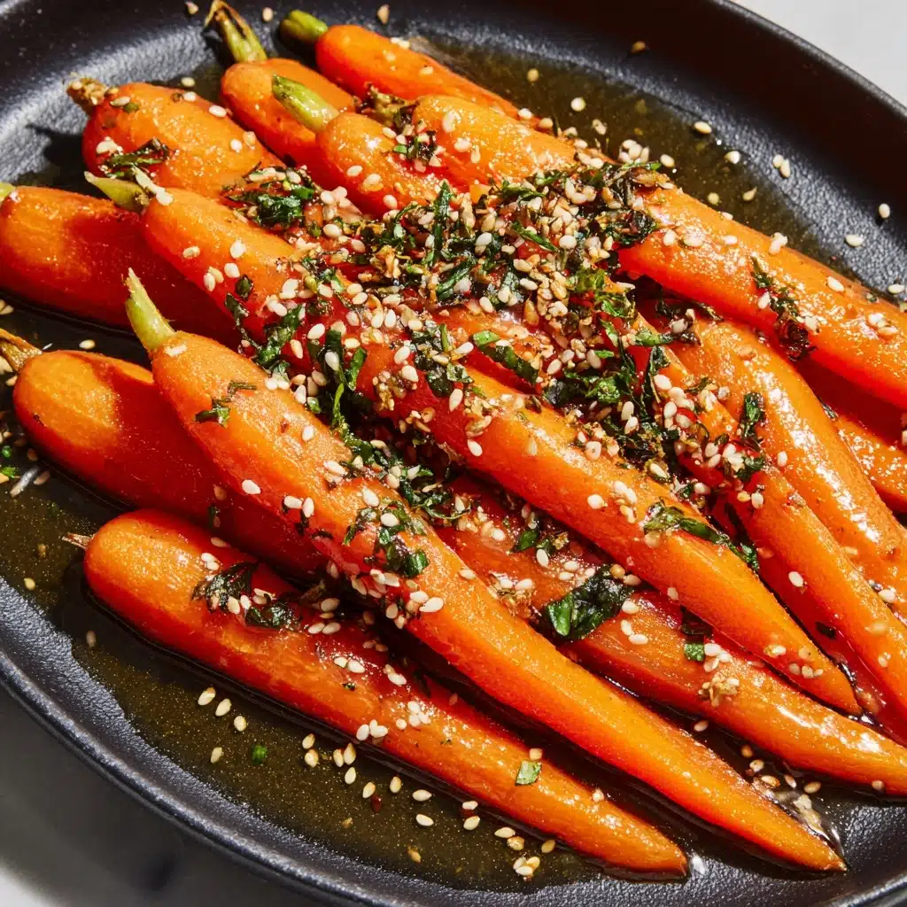 Honey Glazed Carrots with Sesame Seeds Recipe - Recipe Image