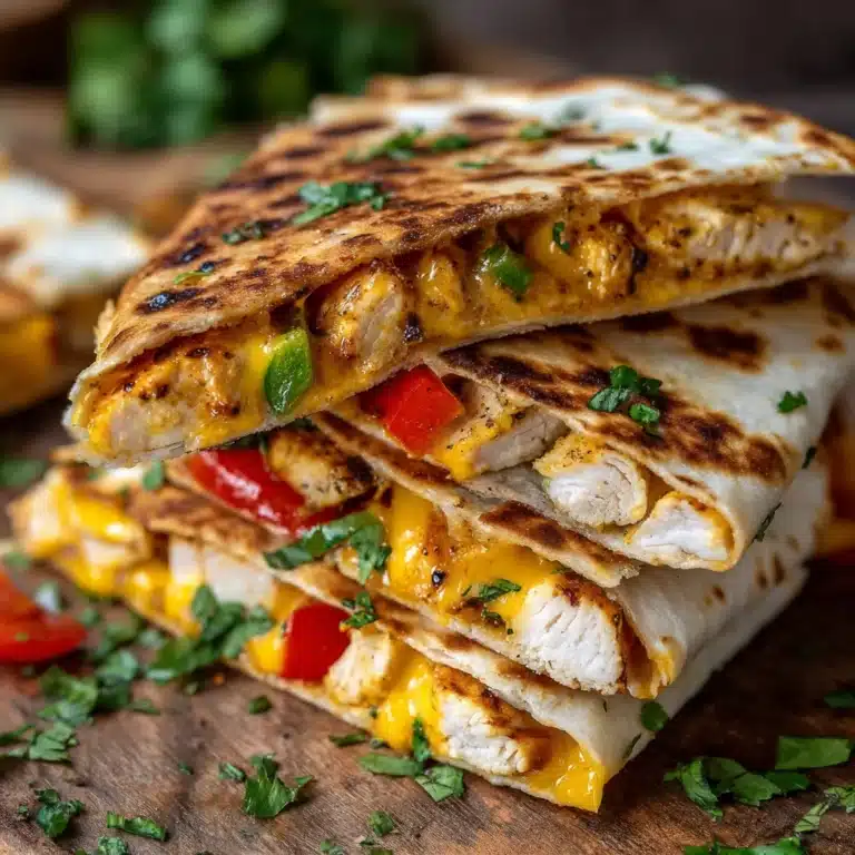 Tasty Cheesy Chicken Wraps Recipe
