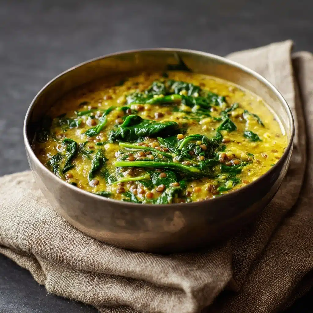 Indian Lentil Curry with Spinach Recipe