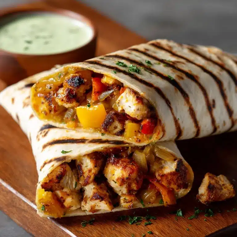 Chicken Fajita Burrito Recipe