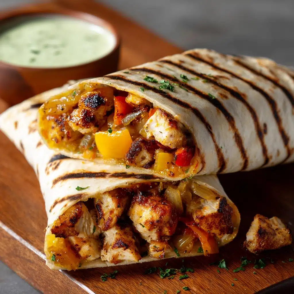 Chicken Fajita Burrito Recipe - Recipe Image