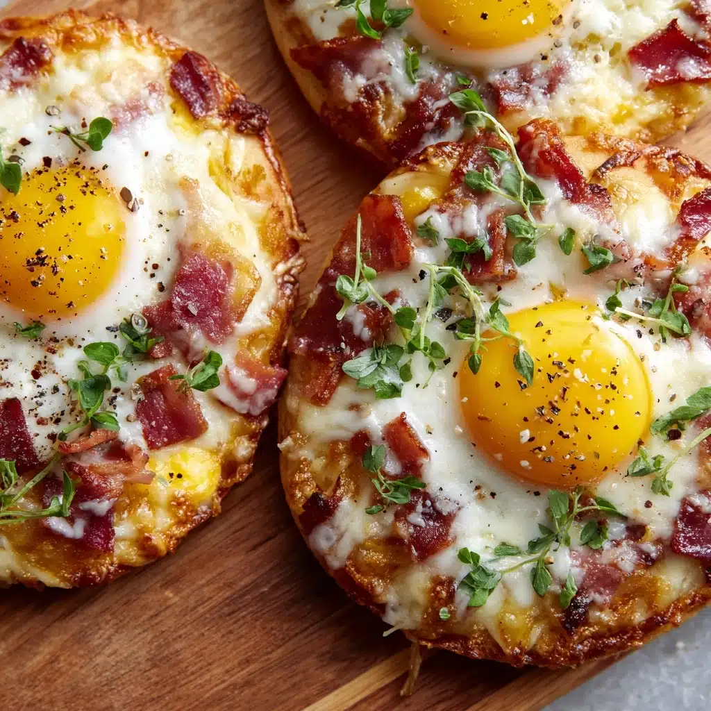 English Muffin Breakfast Pizza Recipe - Recipe Image