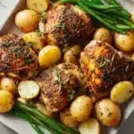 Italian Chicken, Potato, and Green Bean Bake Recipe
