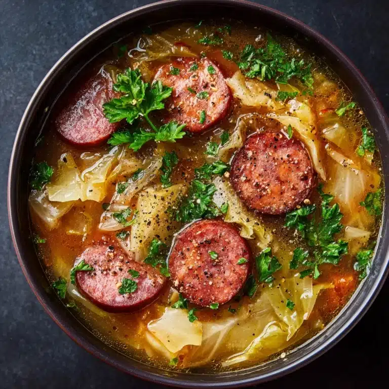Kielbasa and Cabbage Soup Recipe