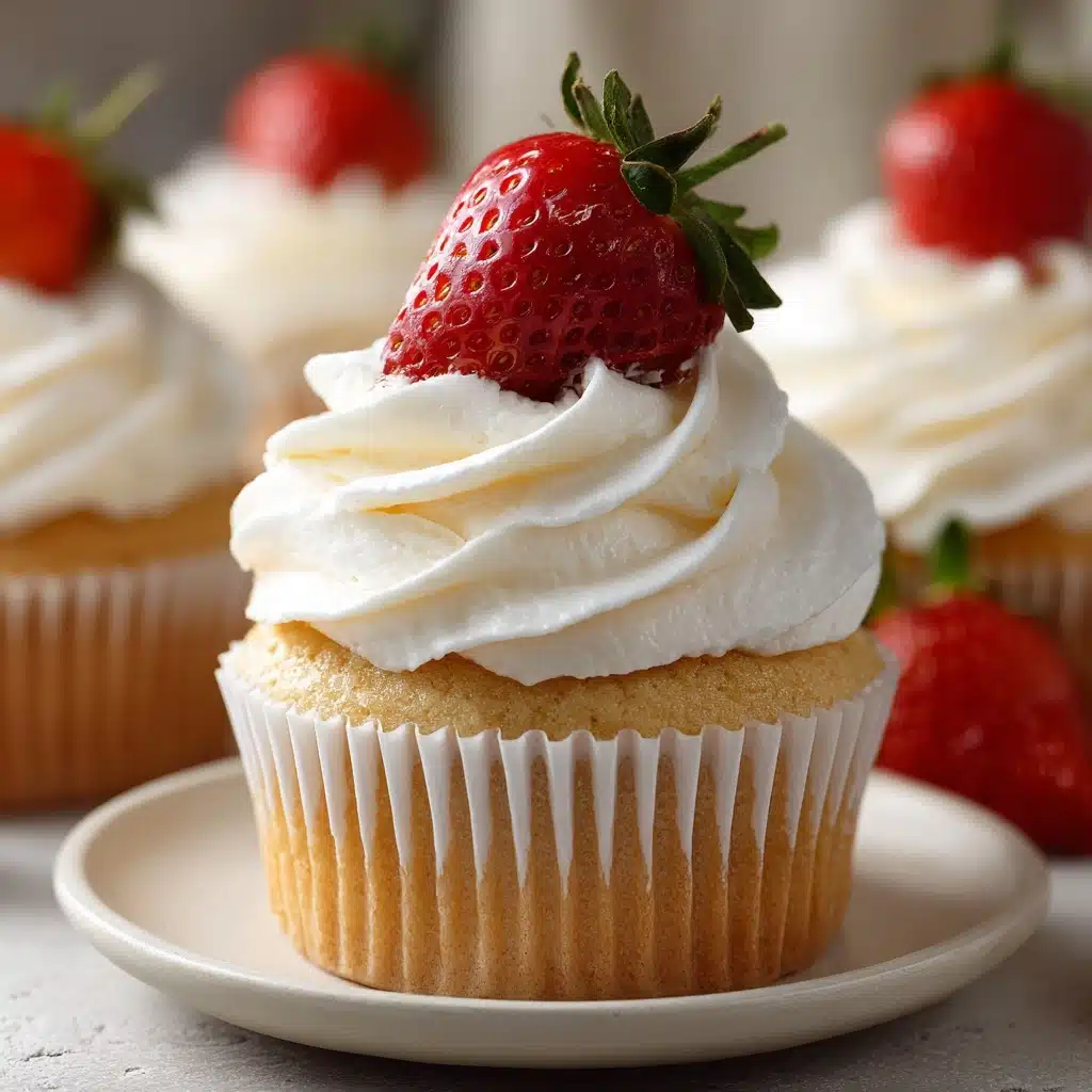 Strawberry Shortcake Cupcakes Recipe - Recipe Image