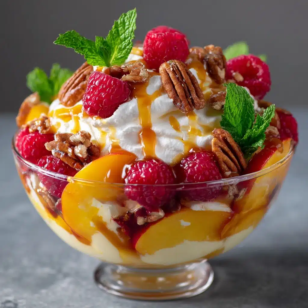 Millionaire Peach Salad Recipe - Recipe Image