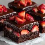 Chocolate-Covered Strawberry Brownies Recipe