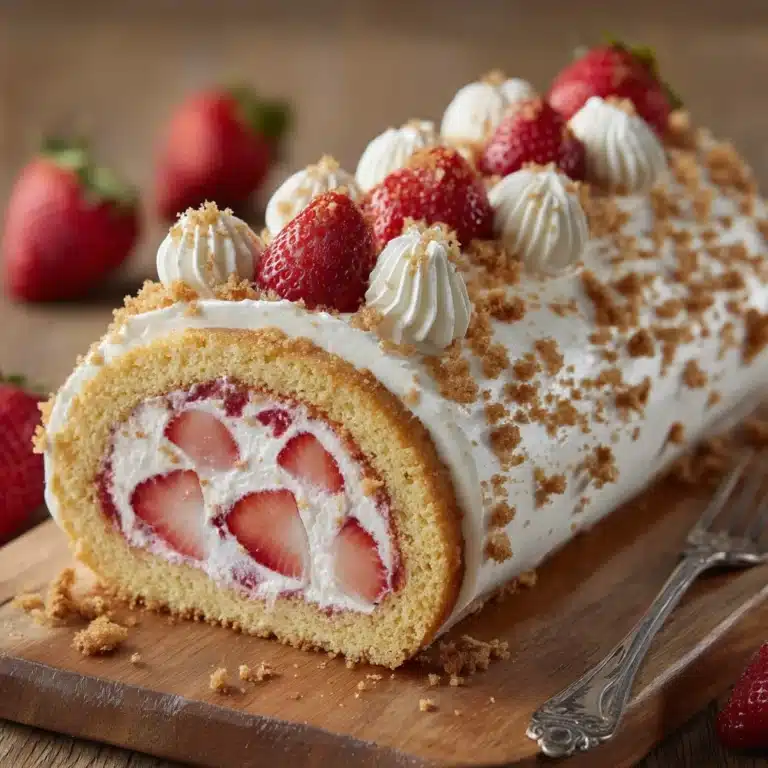 Strawberry Shortcake Cheesecake Rolls Recipe