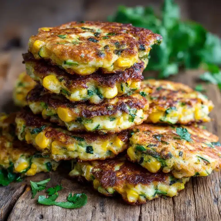 Zucchini and Edamame Fritters (High Protein) Recipe