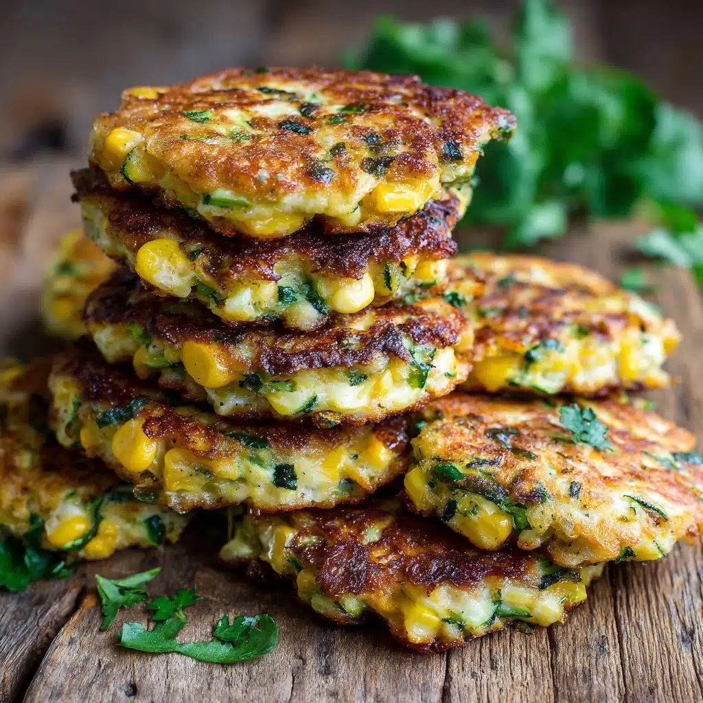 Zucchini and Edamame Fritters (High Protein) Recipe - Recipe Image