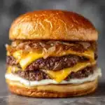 Steak and Shake Garlic Double Steakburger Recipe
