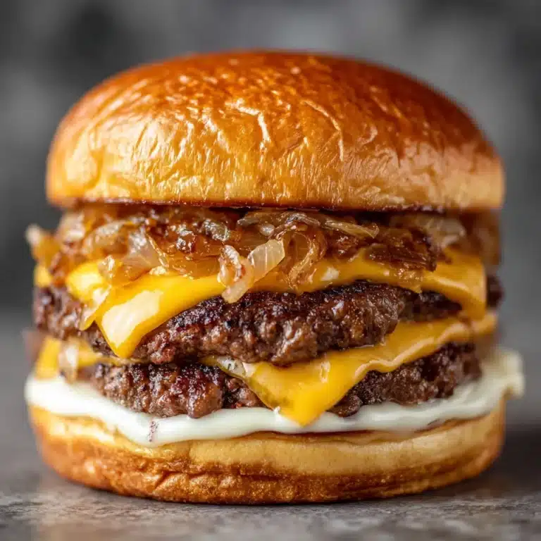 Steak and Shake Garlic Double Steakburger Recipe