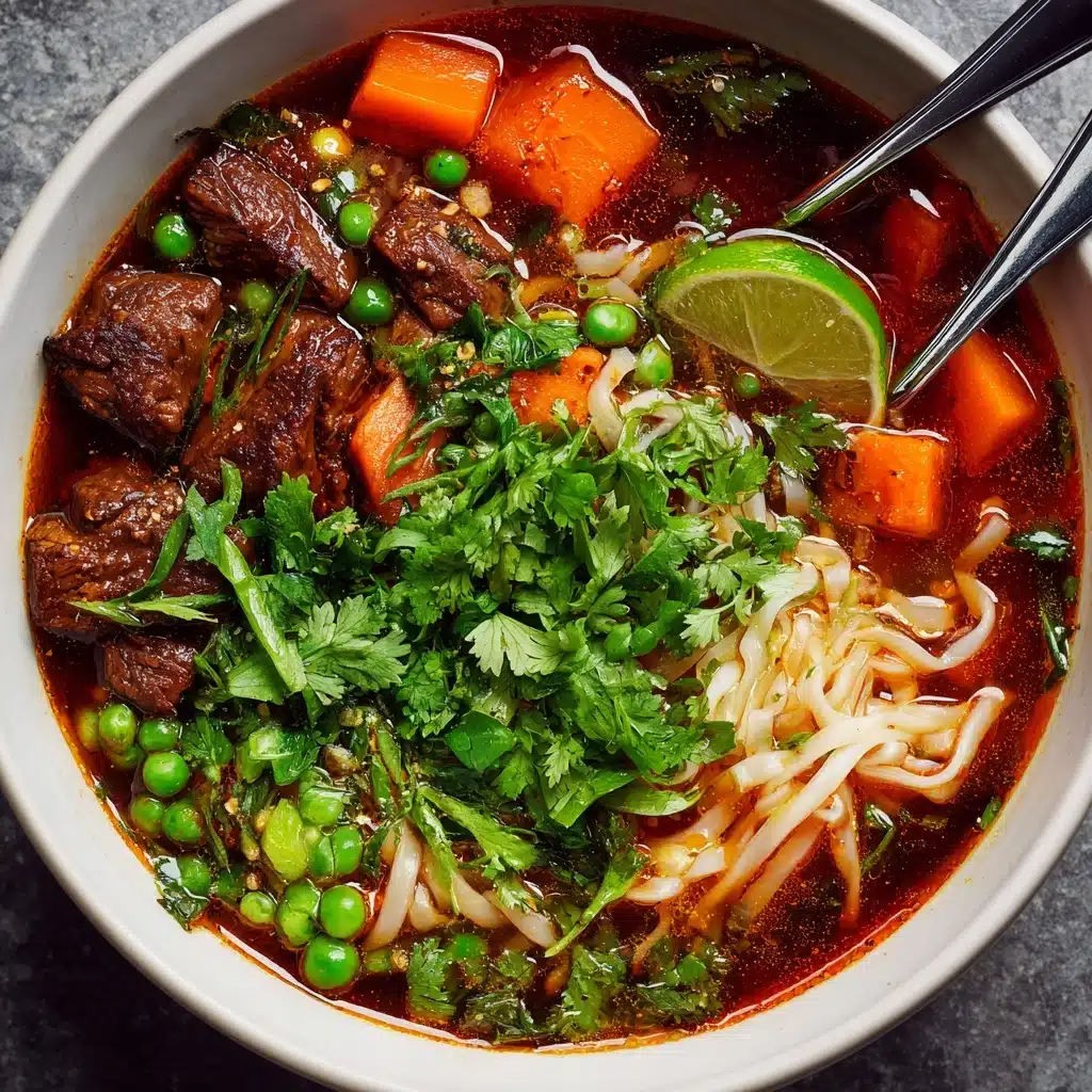 Bò Kho: Spicy Vietnamese Beef Stew with Noodles Recipe