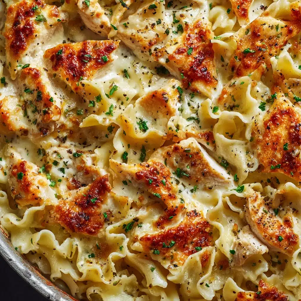 Cheese Chicken Alfredo Bake Recipe
