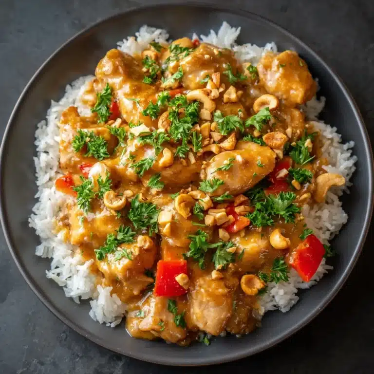 Slow Cooker Peanut Chicken Recipe