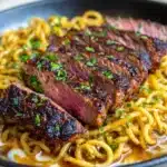 One-Pot Smoky Honey BBQ Steak Pasta Recipe